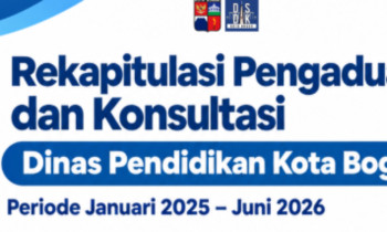 REKAPITULASI PENGADUAN DAN KONSULTASI DINAS PENDIDIKAN KOTA BOGOR, PERIODE JANUARI 2025 - JUNI 2026