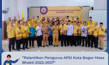 Pelantikan Pengurus APSI Kota Bogor Masa Bhakti 2022-2027