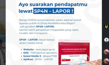 yuk gunakan SP4N- LAPOR.,