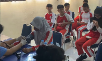 Cek Kesehatan Gratis di SMPN 15 Kota Bogor