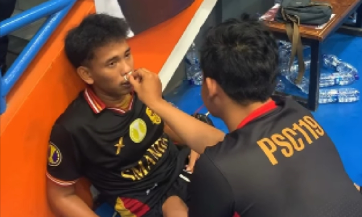 PSC GESIT 119 Kota Bogor melakukan Standby Medis pada kegiatan Futsalnation di Gor Pajajaran Kota Bo