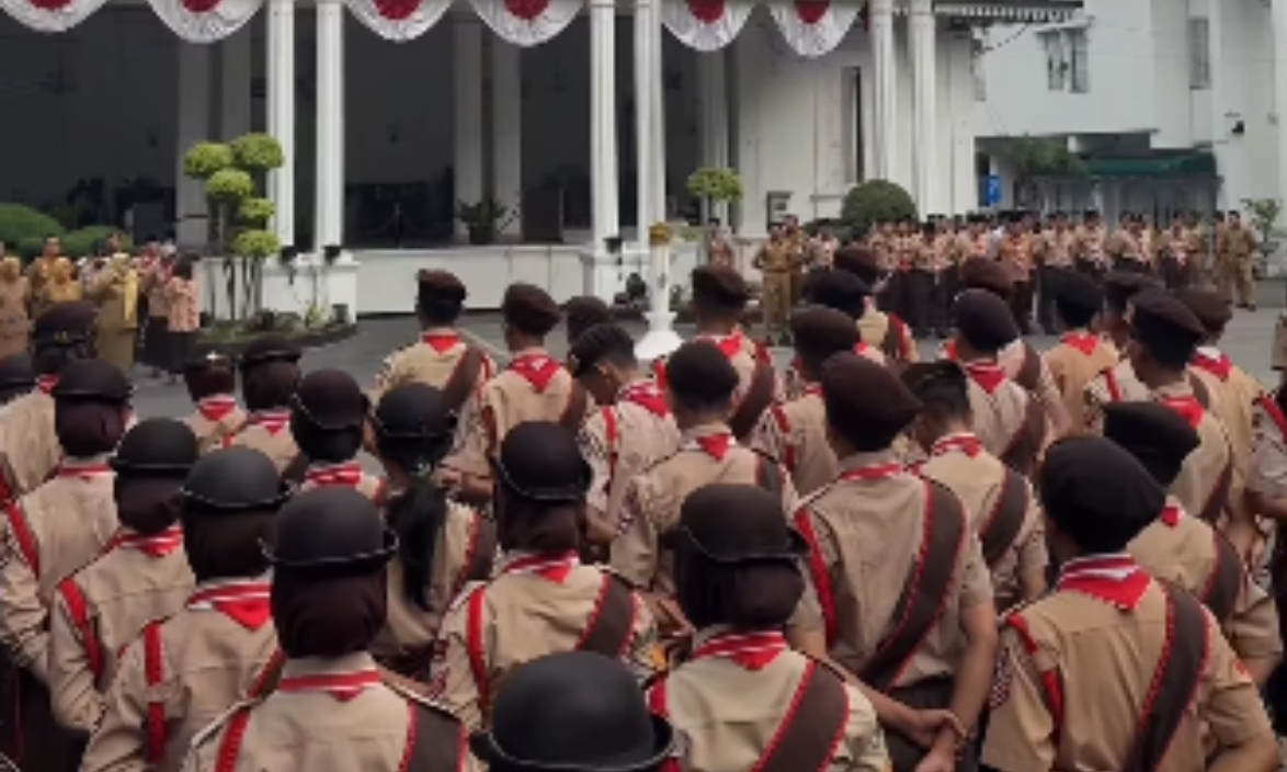 Pelepasan Jambore Nasional XII Tahun 2026 Kontingen Kwarcab Kota Bogor