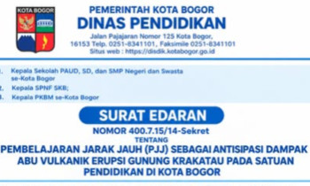 SURAT EDARAN MENGENAI PEMBELAJARAN JARAK JAUH