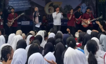 Semarak perayaan hari jadi SMP Negeri 4 Kota Bogor yang ke-67 berlangsung penuh keceriaan dan kebers
